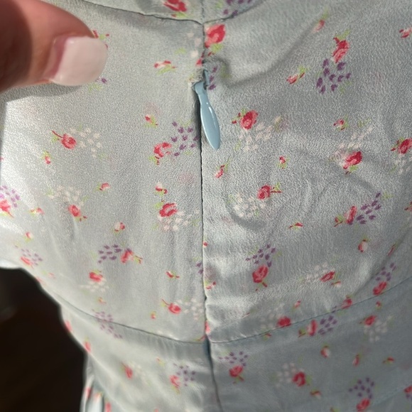 Loveshackfancy - Ruby silk crepe mini dress- Size XS - Picture 9 of 17